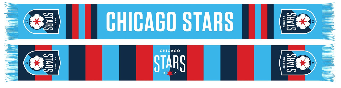 Chicago Red Stars Tri Bar Scarf