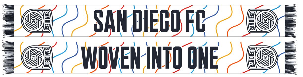 MLS San Diego FC Waves Scarf